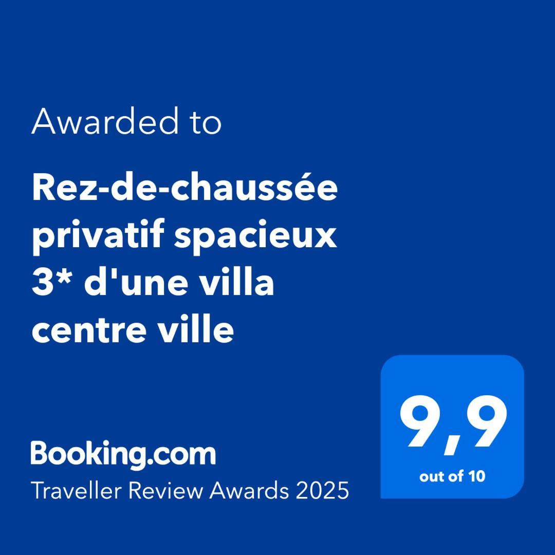 Rez-De-Chaussee Privatif Spacieux 3* D'Une Villa Centre Ville Hyères Exterior foto